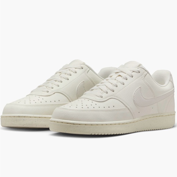 Nike Air Force 1 Court Vision Low Sneaker | Sail/ Phantom/ Muslin | Size 6 BNIB - Picture 1 of 13